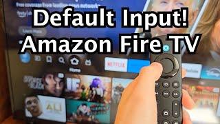 How to Change DEFAULT Input on Amazon Fire TV!