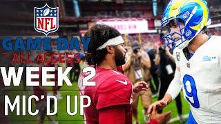 NFL Week 2 Mic'd Up! "They gonna make him an X-FACTOR on Madden after this" | Game Day All Access