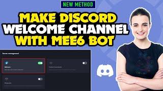 How to make discord welcome channel with mee6 bot 2024 | Full Guide