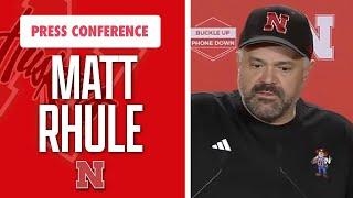 Nebraska Football Head Coach Matt Rhule meets with the media on Thursday I HuskerOnline I GBR