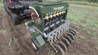 Fall Food Plot Planting With the Faunamaster No-Till Drill - The Management Advantage