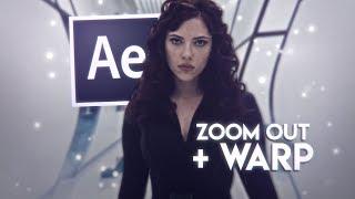 zoom out + warp | after effects tutorial