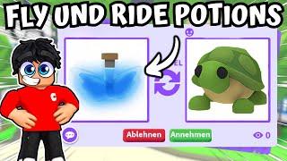 WIR TRADEN FLY UND RIDE POTIONS in ADOPT ME! | Roblox Deutsch