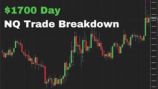 CMP Trading $1700 Day. NQ Trade Breakdown