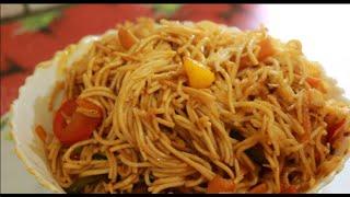 A tasty recipe of Chili Soya Noodles , quick , easy and fun to make -- By MITA"S RANNAGHOR
