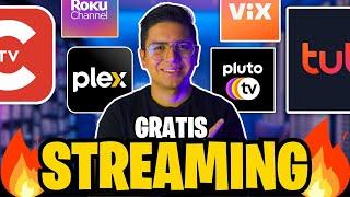 ¿Dónde ver PELÍCULAS y SERIES GRATIS?  | Plataformas de STREAMING SIN COSTO 2024