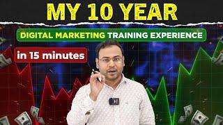 My Decade of Digital Marketing Training Experience (in 1 Video)- Umar Tazkeer