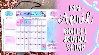 PLAN WITH ME || Cherry Blossom April 2022 Bullet Journal Setup