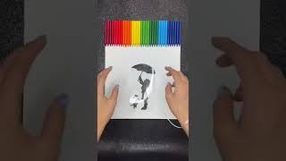 DIY art using Crayons  #shorts #diy #art #crafts #tutorial #diycrafts