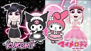 My Talking Angela’m 2 Kuromi vS My Melody  Sanrio Cosplay  