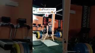 road to wrp champion  ship 200 kg 6 rep 3 set #youtubeshorts #motivation #gymworkout #gym