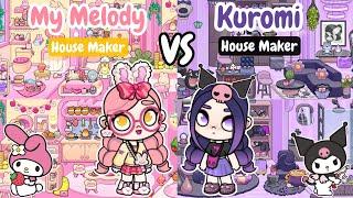 Avatar World Free My Melody Vs Kuromi House Maker  | Pazu | Avatar World House Ideas