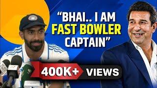 "Bhai... I'm a fast bowler Captain, i bowl 150kmph": Jasprit Bumrah | Wasim Akram on Bumrah