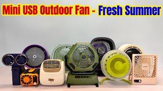 Mini USB Fan Humidifier - Air Conditioner Water Spray Fashion Fan | Unboxing And Review