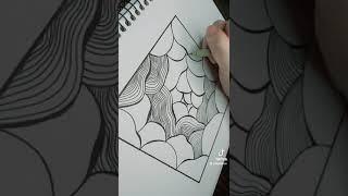 What I do before sleeping | Doodle Pattern | Zentangle doodle | Drawing Tutorials