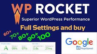 WP Rocket Full Settings | WP Rocket buy from Faisaliteb