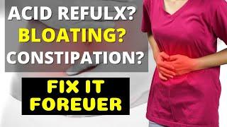 CONSTIPATION and BLOATING? BEST HOME REMEDY!! / How to treat ACID REFLUX AT HOME / #Bloating #Gerd