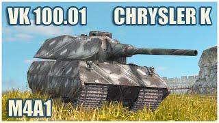 VK 100.01 (P), Chrysler K & M4A1 Revalorisé • WoT Blitz Gameplay