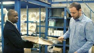 Eduardo Sueitt visita a fabrica da Orion Cymbals