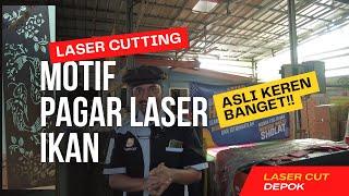 PAGAR LASER, MENGGUNAKAN laser cutting plat besi DENGAN JASA LASER DEPOK