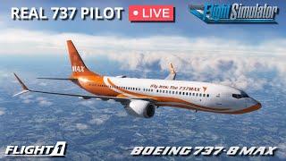 iFly 737 Max flown by Real 737 Max Captain | First Flight in Microsoft Flight Simulator