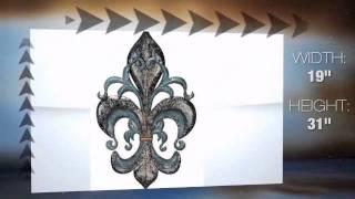 Emblem of the Sovereign Fleur-de-lis Metal Wall Art