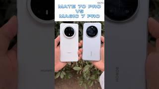 Huawei Mate 70 Pro vs Honor Magic 7 Pro: Ultimate Camera Showdown! #cameracomparison #zoomtest