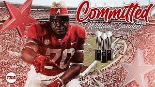 BREAKING 4-Star OL William Sanders commits to Alabama