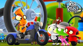 Your First Motorbike | Rob the Robot & Friends - Funny Kids TV