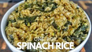 EASY Spinach Rice | Rice Recipes