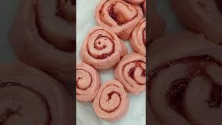 Булочки с вишней   #happyvalentinesday