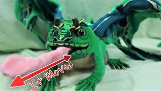 Cute Frog Dragon || Poseable Art Doll Tutorial