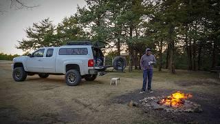 Solo Truck Camping - A Rope Ferry In Kansas