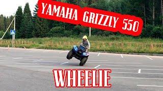 Yamaha Grizzly 550 wheelie |StuntRiding