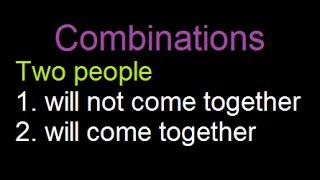 Combinations : Keeping two people together and two separately :Solved Example 1/4