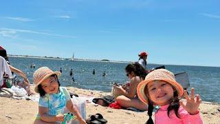 #Vlog 2024 YIL, YOZ, OKEANGA 1-KUNIMIZ ️ #Aisha #vlogs #aqsh #manhattan #beach #summer #newyork