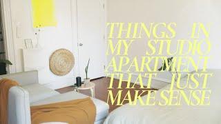 11 THINGS IN MY STUDIO APARTMENT THAT JUST MAKE SENSE | Small Space Living