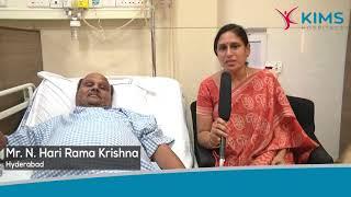 Mr. N. Hari Rama Krishna's Testimonial :: CABG :: Dr. B. Bhaskar Rao