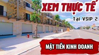 Săn mặt tiền Kinh doanh tại VSIP 2 - Thực tế Căn Shophouse 177m2 Sun Casa Central VSIP 2 ntn ??