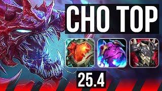 CHO'GATH vs JAX (TOP) | 7/2/8 | KR Master | 25.4
