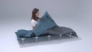 HOW TO... USE QUECHUA CAMPING BED BASIC CAMP BED 60 CM 1P