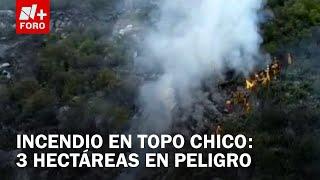 Incendio forestal en el cerro de Topo Chico consume 3 hectáreas - Las Noticias