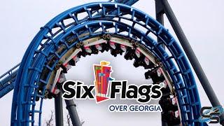 Our First Park of 2021 - Six Flags Over Georgia Vlog PART 1