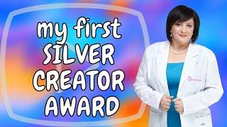 My first  Silver Creator Award - @DrOlenaB #doctorberezovska #olenaberezovska #womenshealth