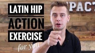 Latin Hip Action exercises|Cuban Motion |Latin Dance Tutorial