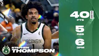 Stephen Thompson Went Off For 40 PTS, 5 REB & 6 3PM In EXPLOSIVE Career-High Game!