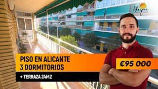 Piso en Alicante. Comprar piso en Alicante – 95000€.  Agencia inmobiliaria Alegria