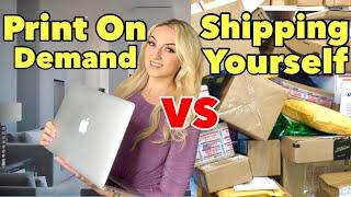 Print On Demand vs Inventory | Which Online Business Is Best For You?