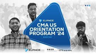 Orientation Programme ‘24 | Cochin | Certified Management Accountant (CMA US) | Elance