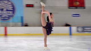 Chloe Levine's tribute skate at the Wilmette Centennial Flight 5342 Memorial